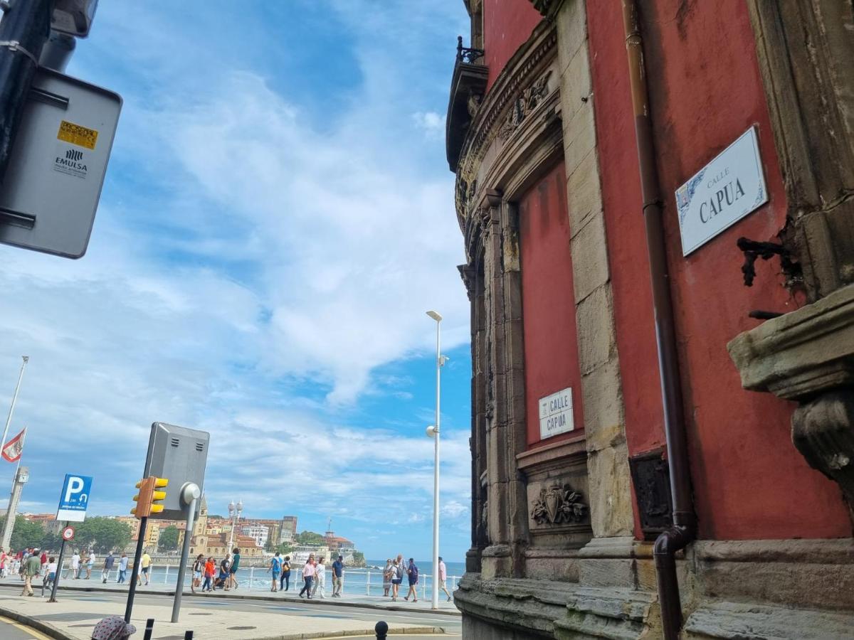 Bonito Piso En Gijon Centro Playa Apartment Ngoại thất bức ảnh